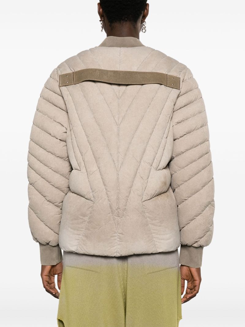 Neutral Radiance Flight Padded Bomber Jacket