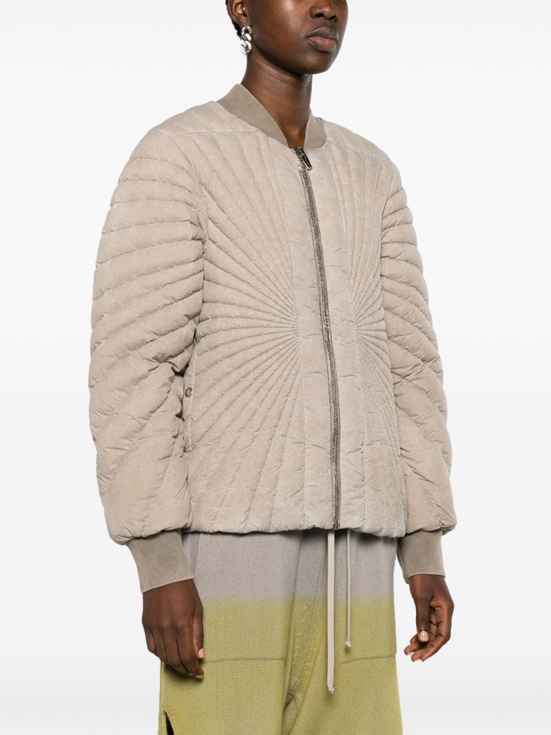 Neutral Radiance Flight Padded Bomber Jacket