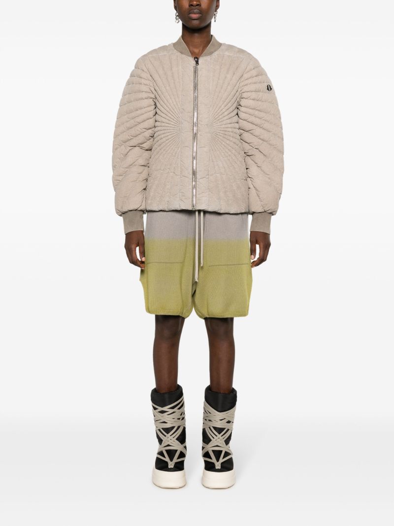 Neutral Radiance Flight Padded Bomber Jacket