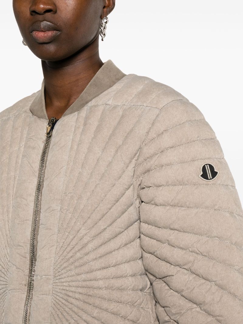 Neutral Radiance Flight Padded Bomber Jacket