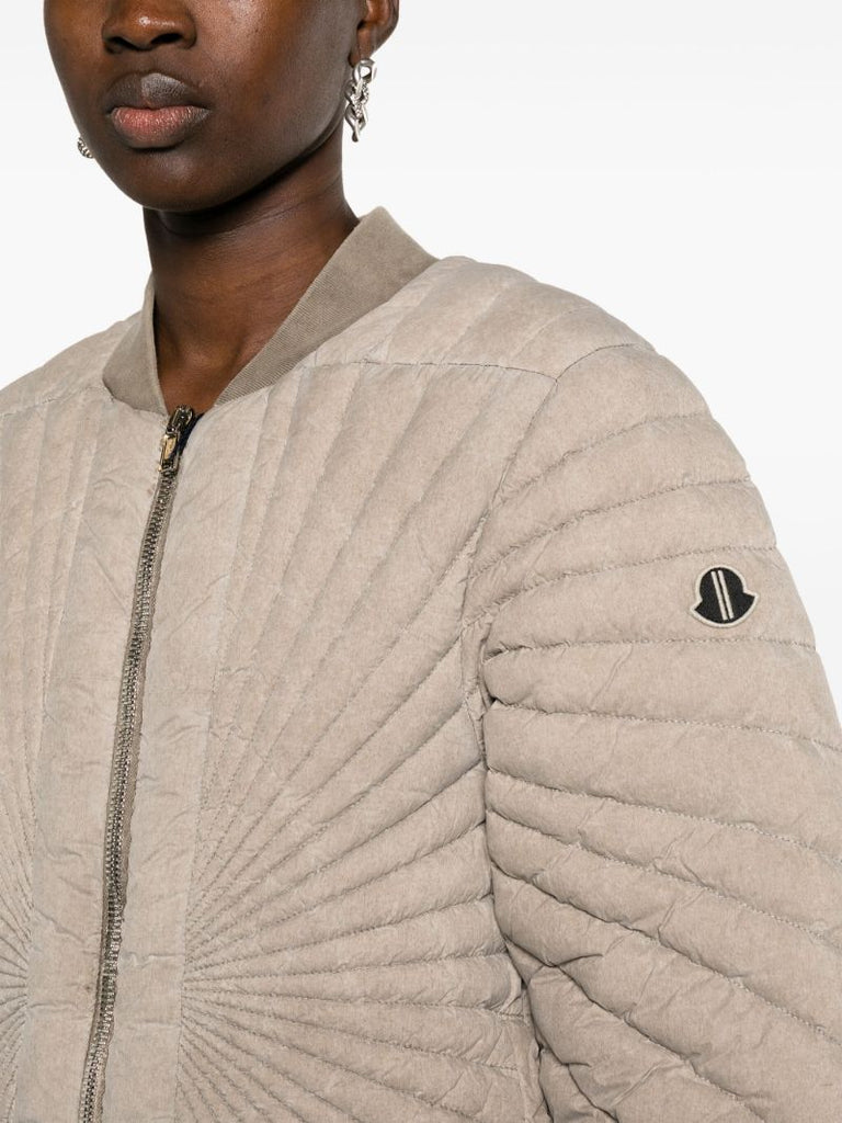 Neutral Radiance Flight Padded Bomber Jacket