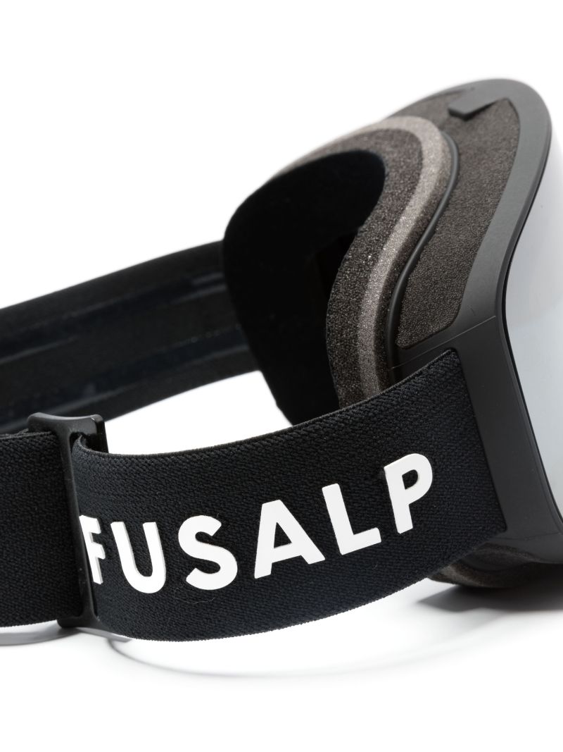 Black Matterhorn Mirrored Ski Goggles