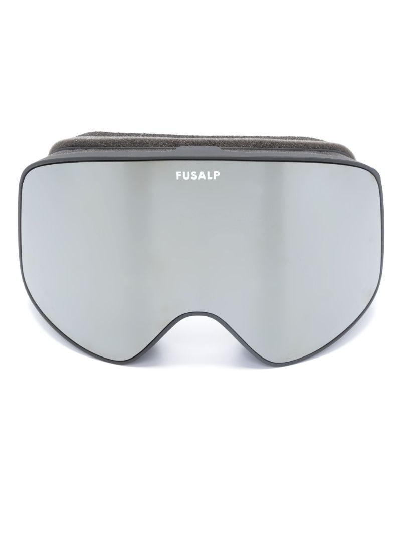 Black Matterhorn Mirrored Ski Goggles