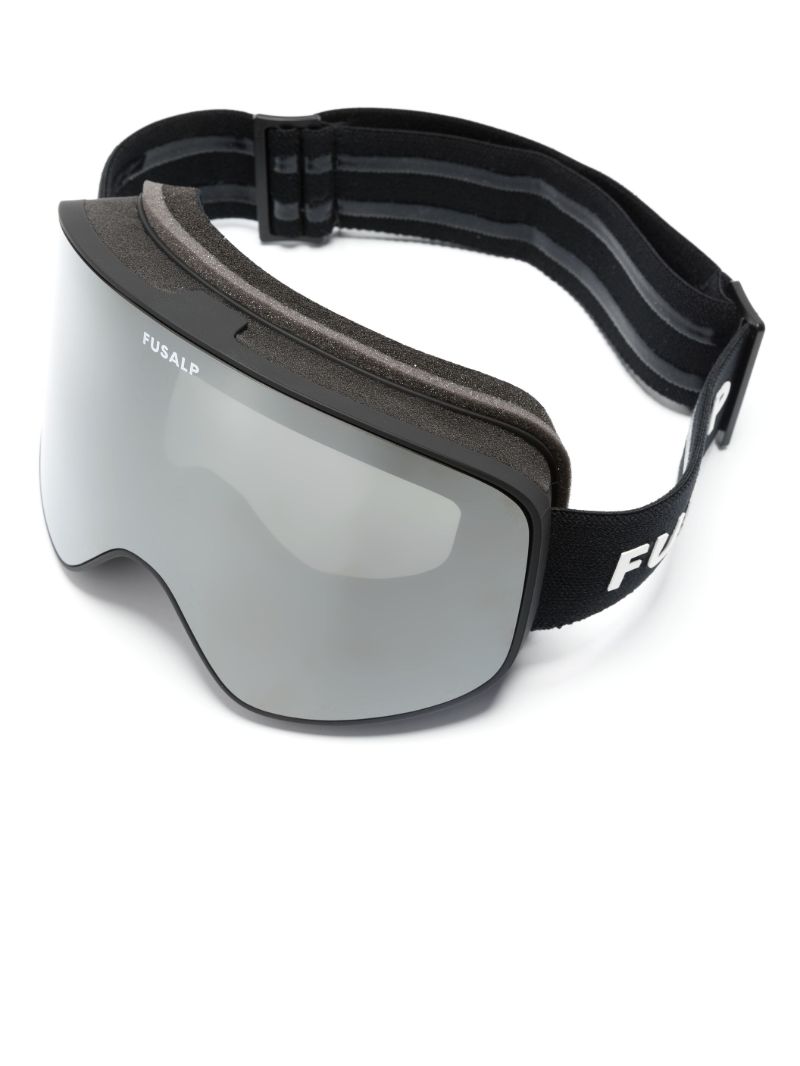 Black Matterhorn Mirrored Ski Goggles