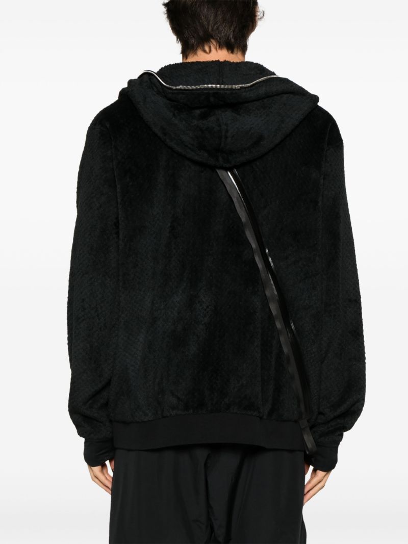 Black Polartec High Loft Hooded Insulator Jacket