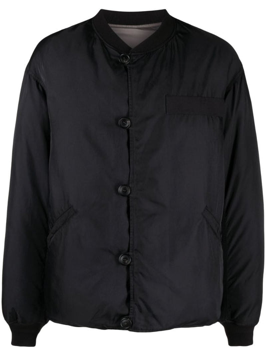 Black Corps Cotton Bomber Jacket