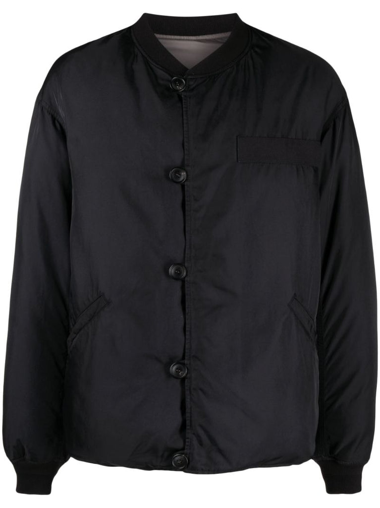 Black Corps Cotton Bomber Jacket
