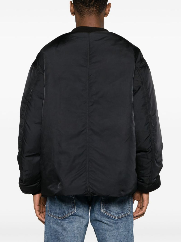 Black Corps Cotton Bomber Jacket