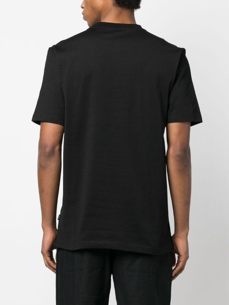Black Logo-print Cotton T-shirt