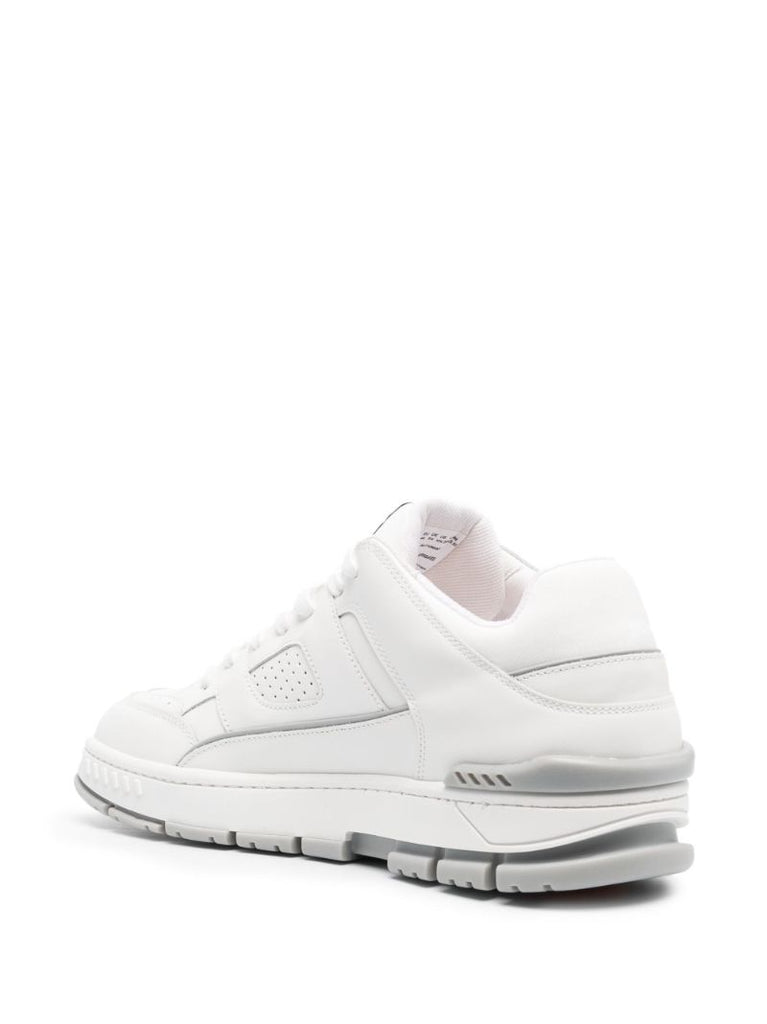 White Area Lo Leather Sneakers