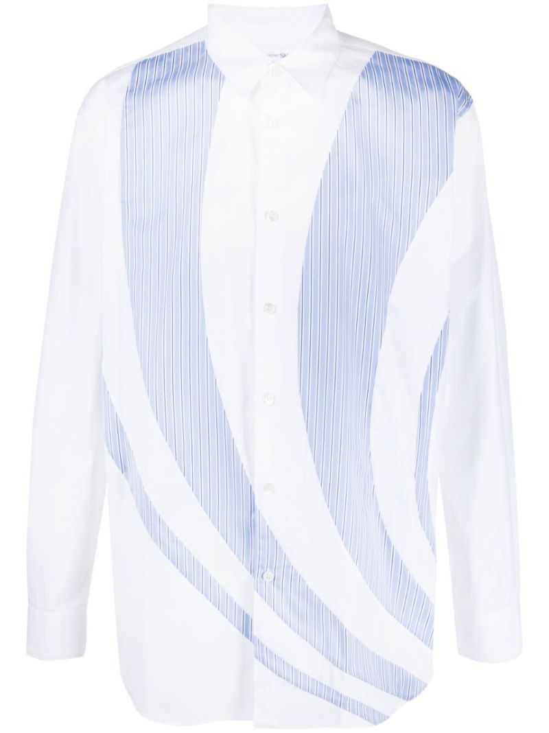 White Striped Cotton Shirt