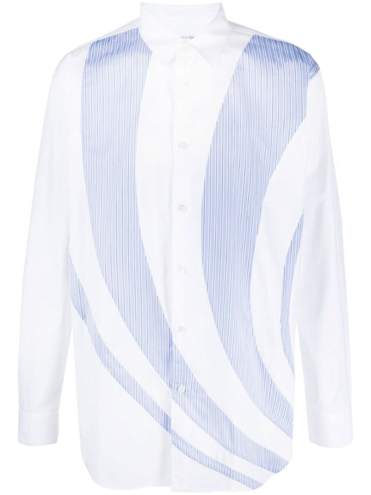 White Striped Cotton Shirt