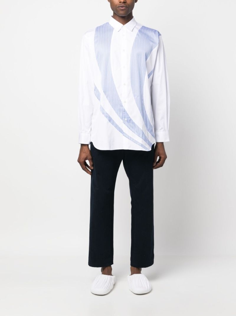 White Striped Cotton Shirt