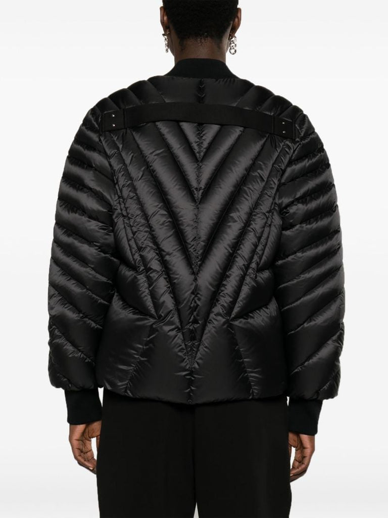 Black Radiance Flight Padded Bomber Jacket
