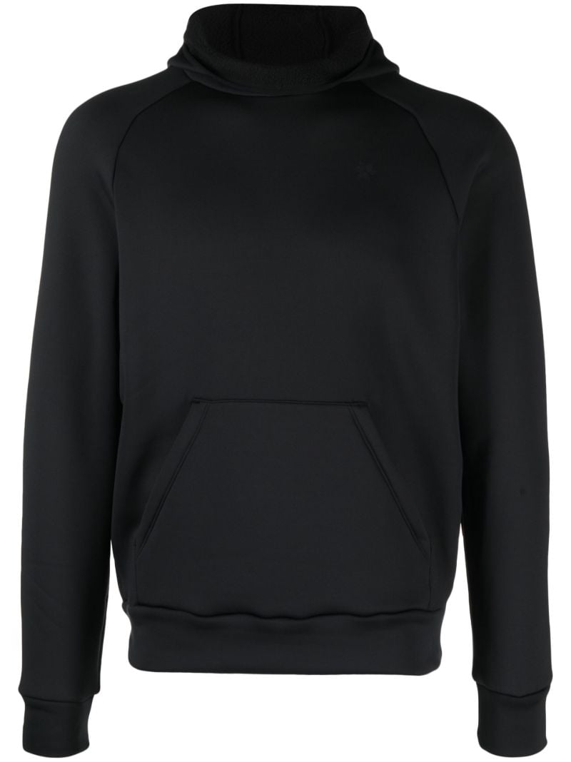 Black Bulky Fleece Hoodie