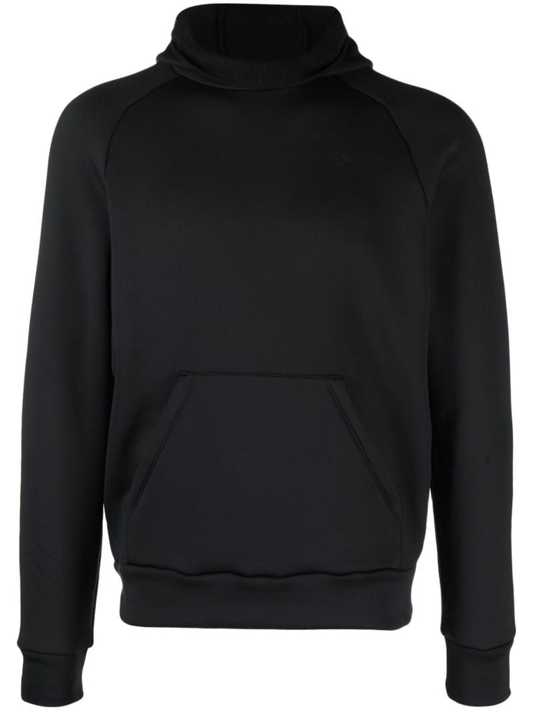 Black Bulky Fleece Hoodie