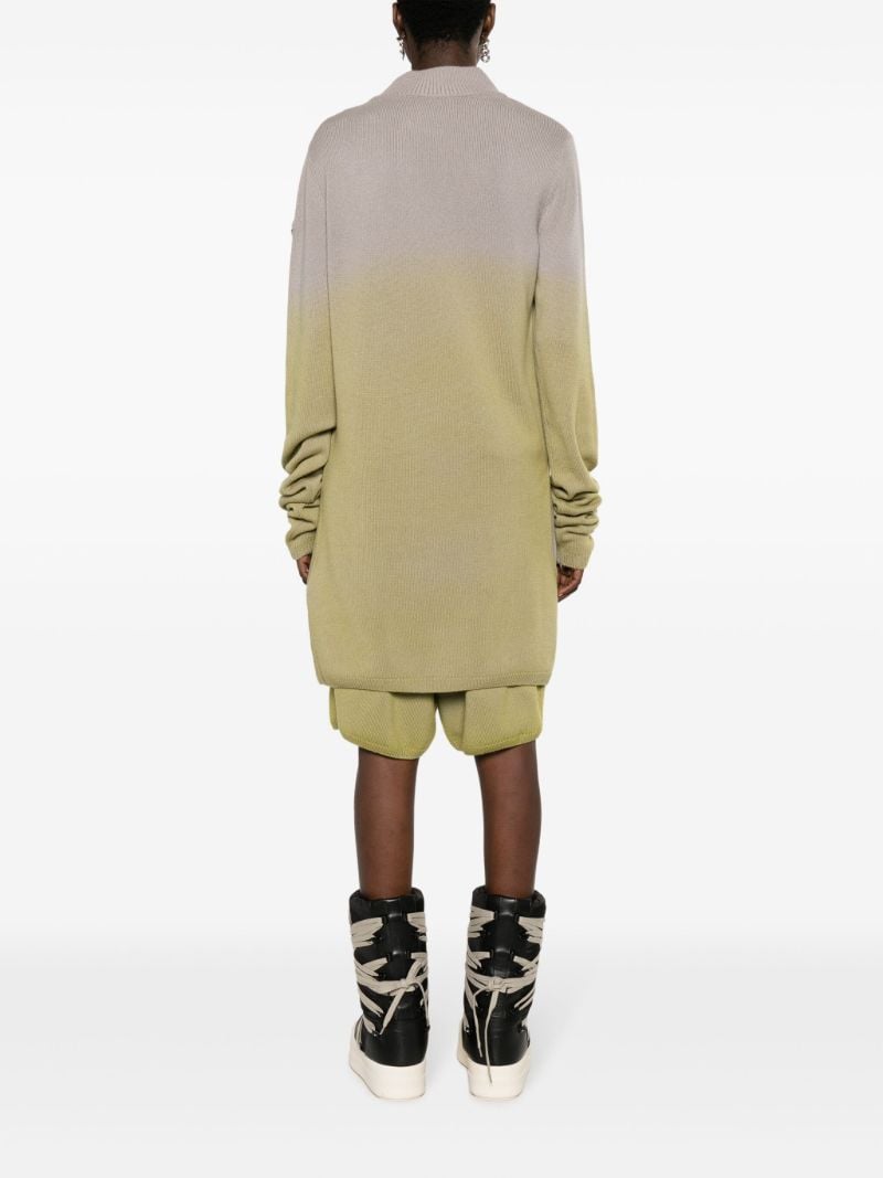 Green Subhuman Cut-out Jumper