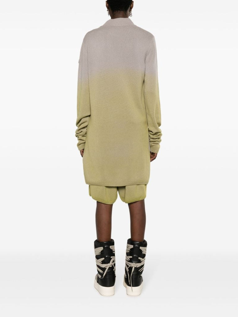 Green Subhuman Cut-out Jumper