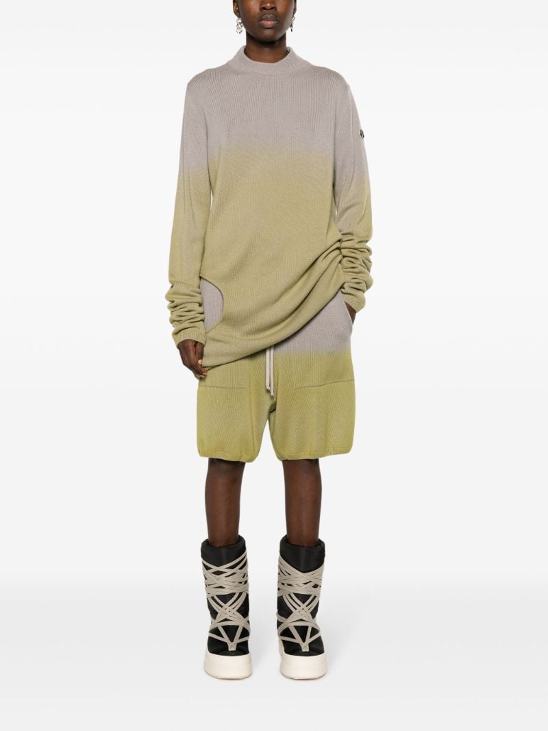 Green Subhuman Cut-out Jumper