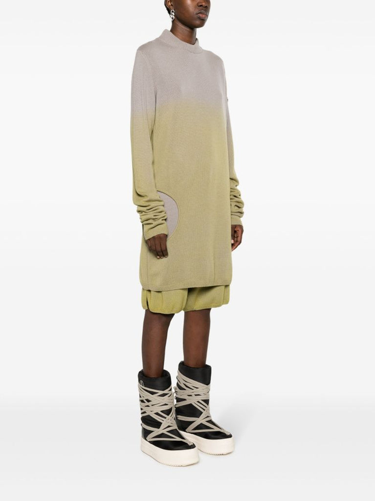 Green Subhuman Cut-out Jumper