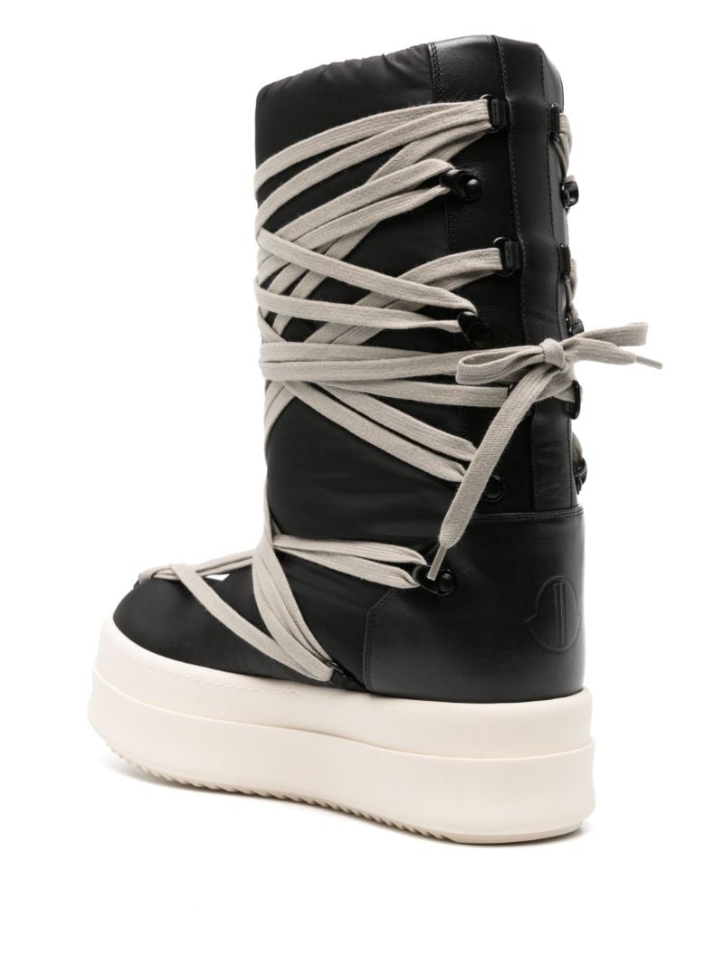 Black Bigrocks Padded Boots