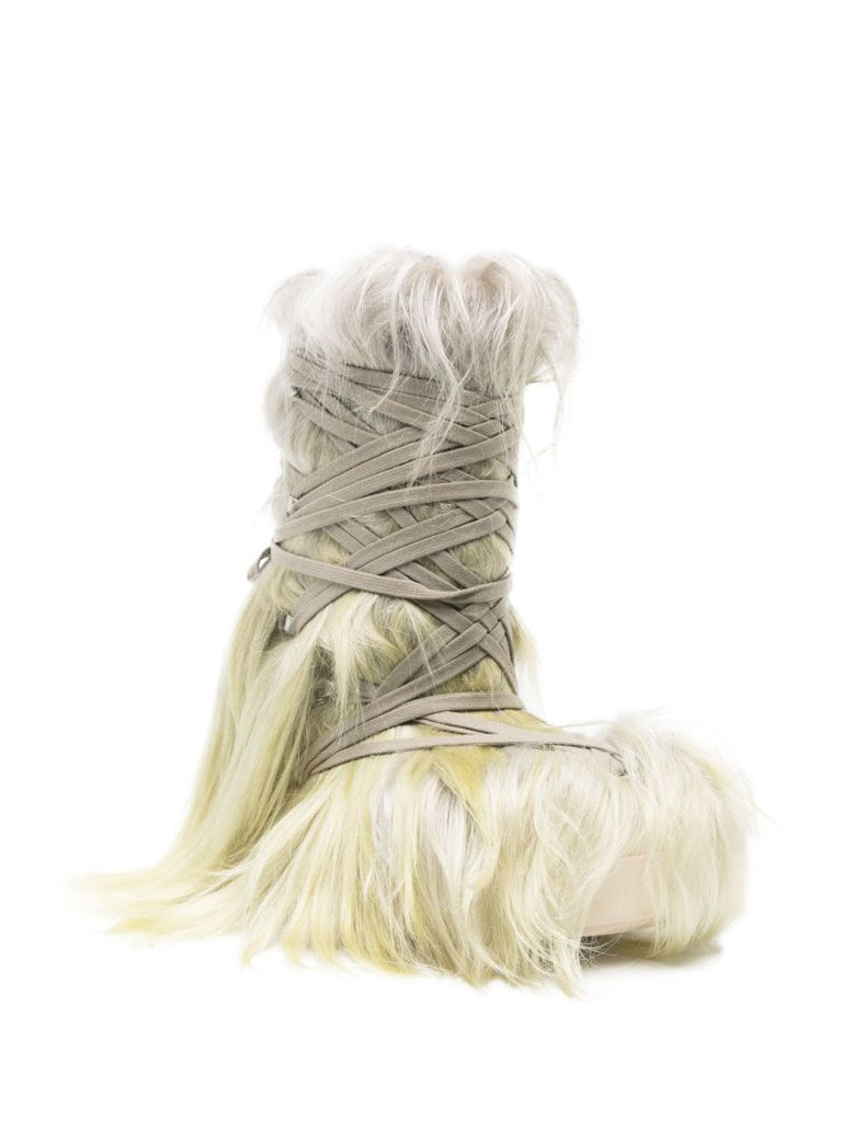 X Moncler Bigrocks Shearling Boots