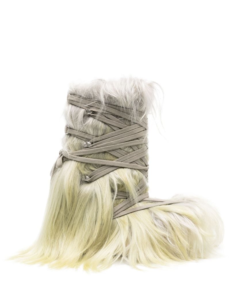X Moncler Bigrocks Shearling Boots