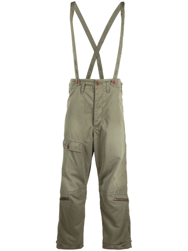 Green Northdrop Technical-cotton Trousers