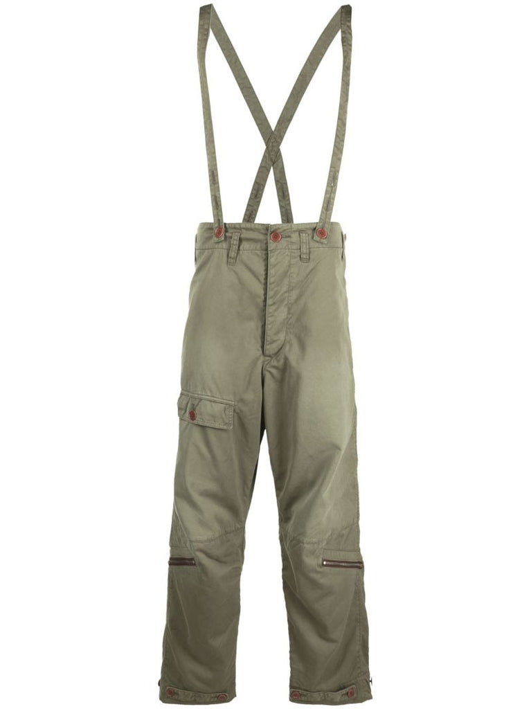 Green Northdrop Technical-cotton Trousers