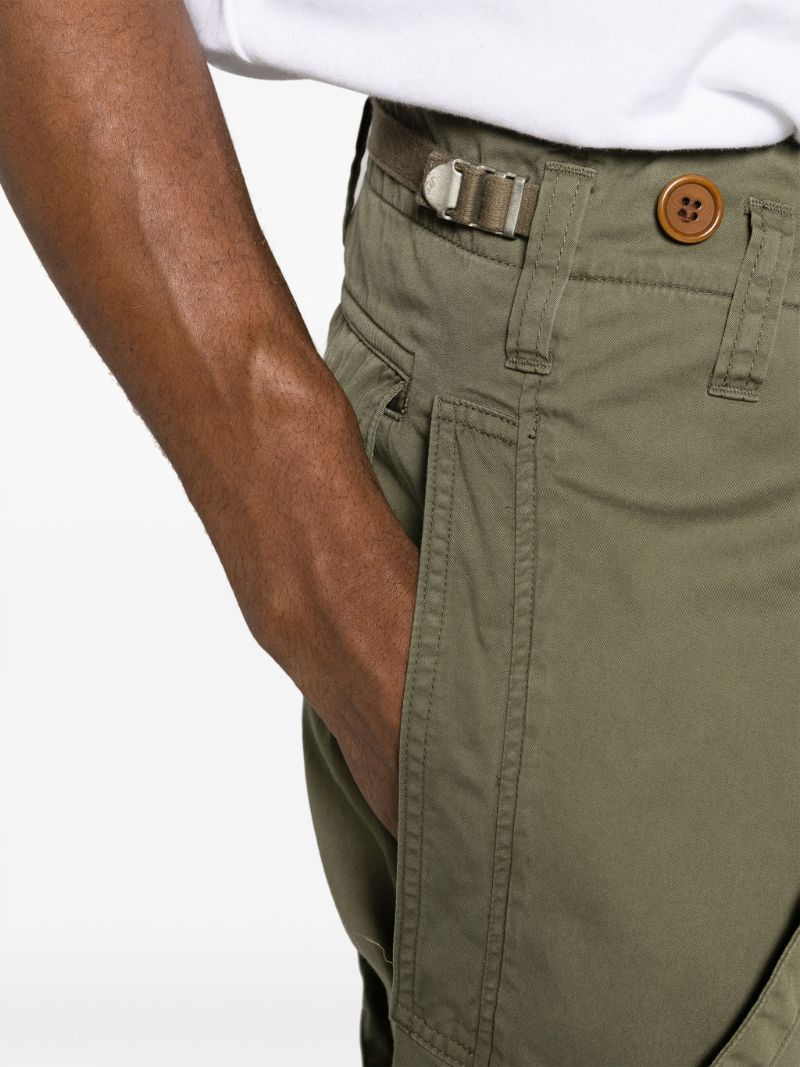Green Northdrop Technical-cotton Trousers