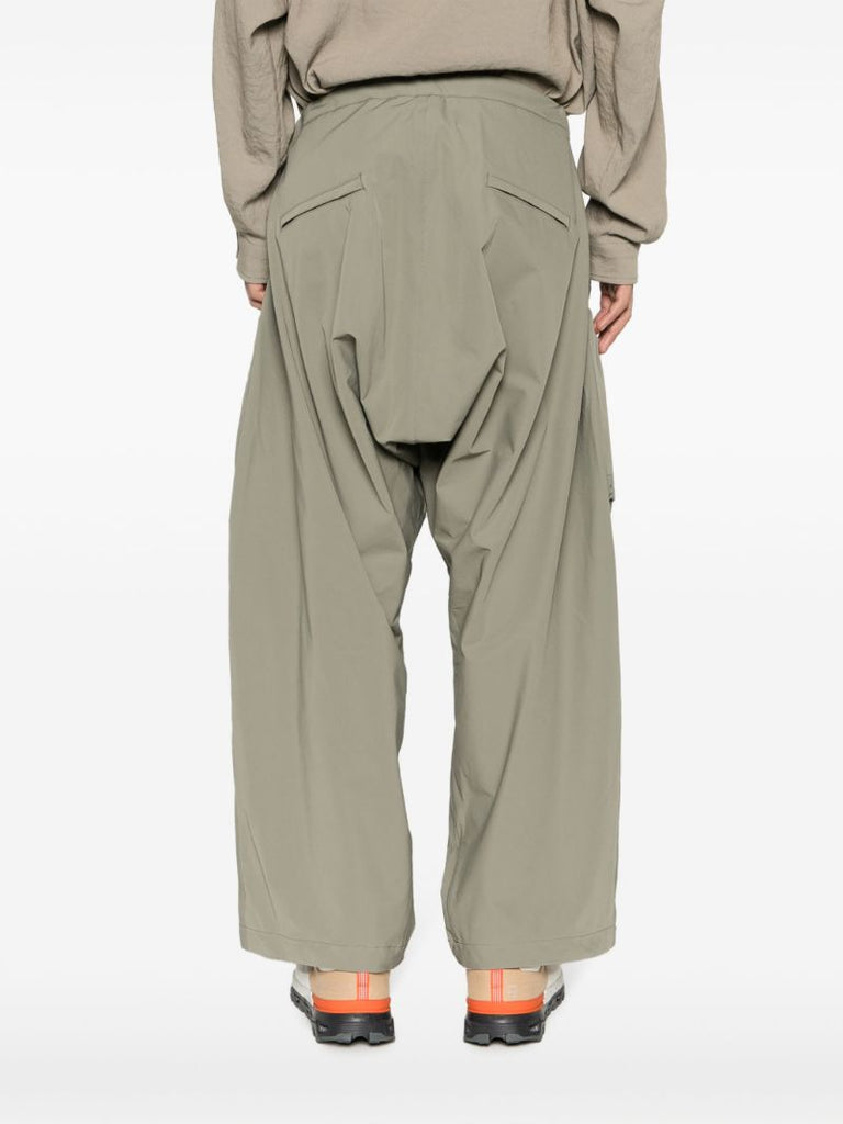 Green Schoeller Dryskin Articulated Cargo Trousers