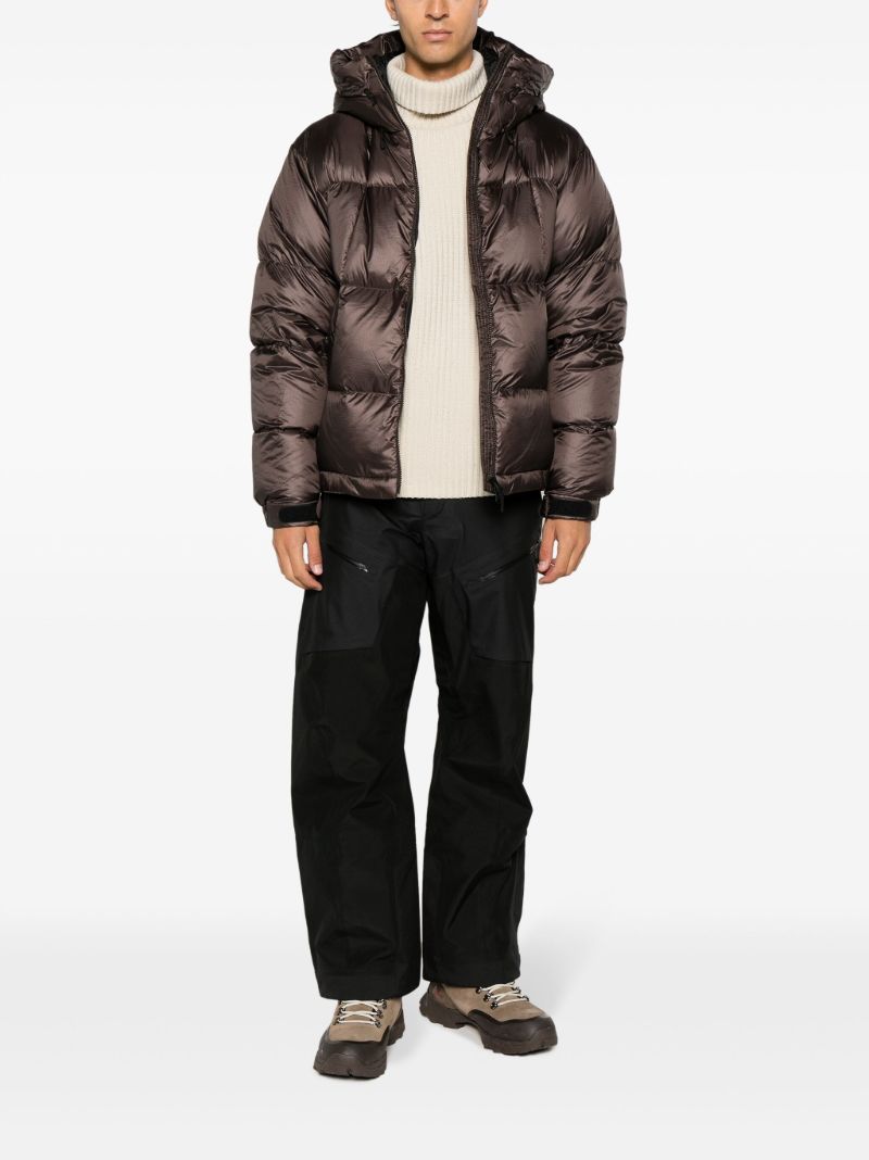 Brown Pertex Quantum Puffer Jacket