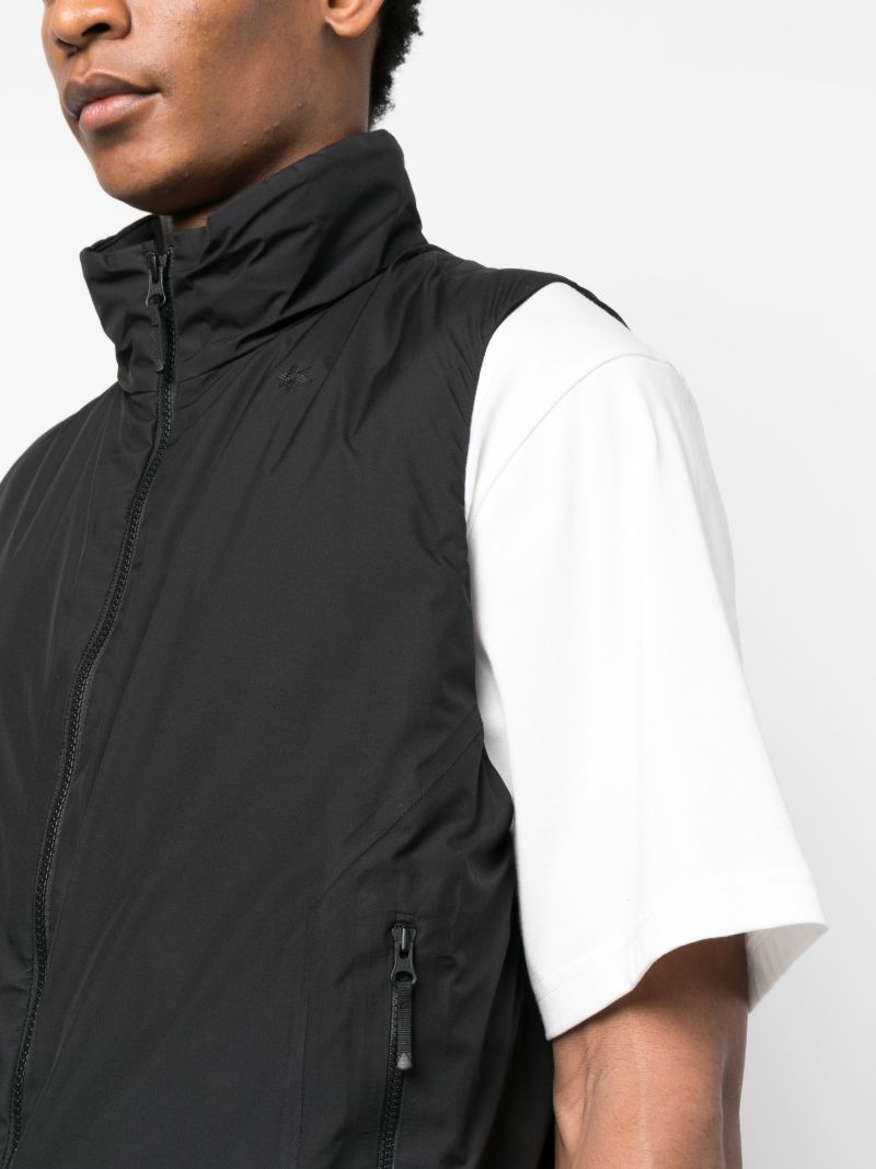 Black Gore-tex Sleeveless Windbreaker