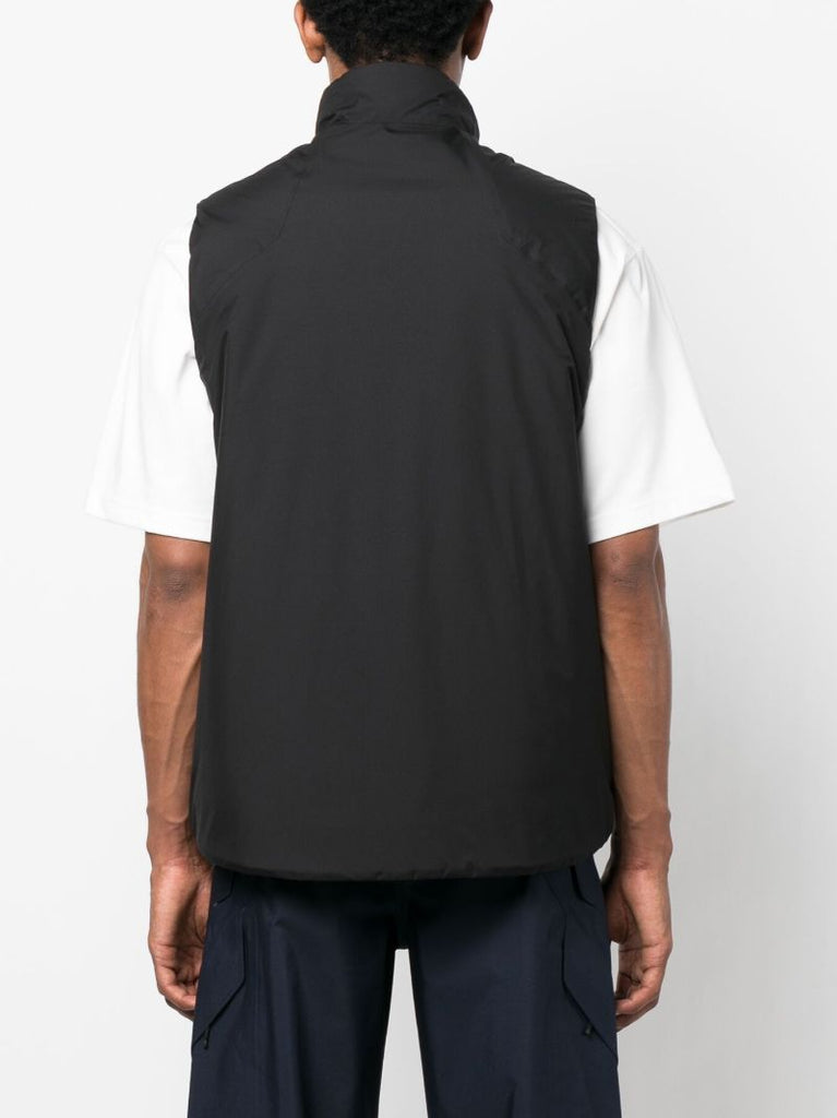 Black Gore-tex Sleeveless Windbreaker