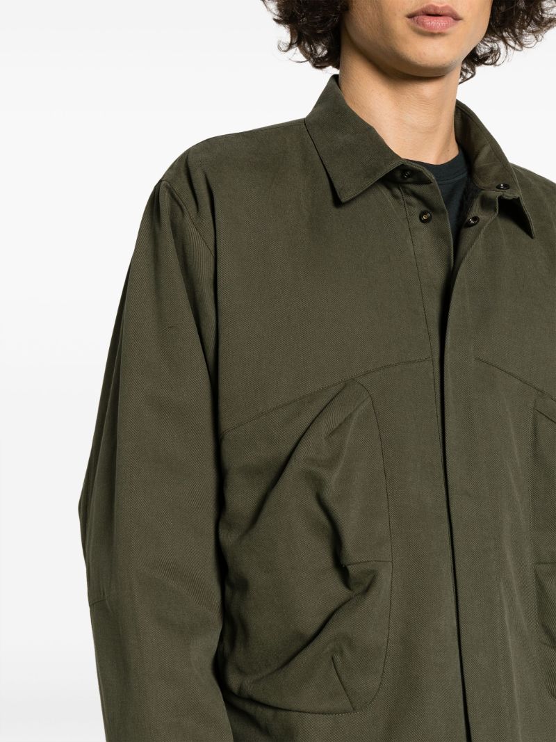 Green Rescue Pocket Cotton Overshirt