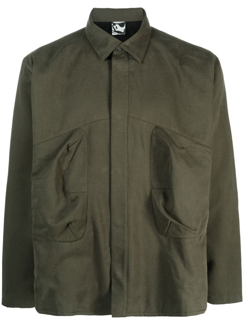 Green Rescue Pocket Cotton Overshirt