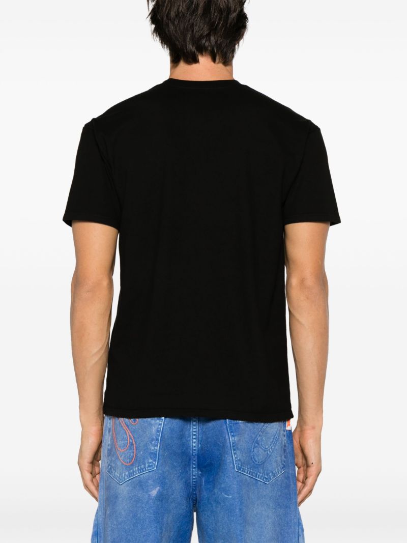 Black Grillz Cotton T-shirt