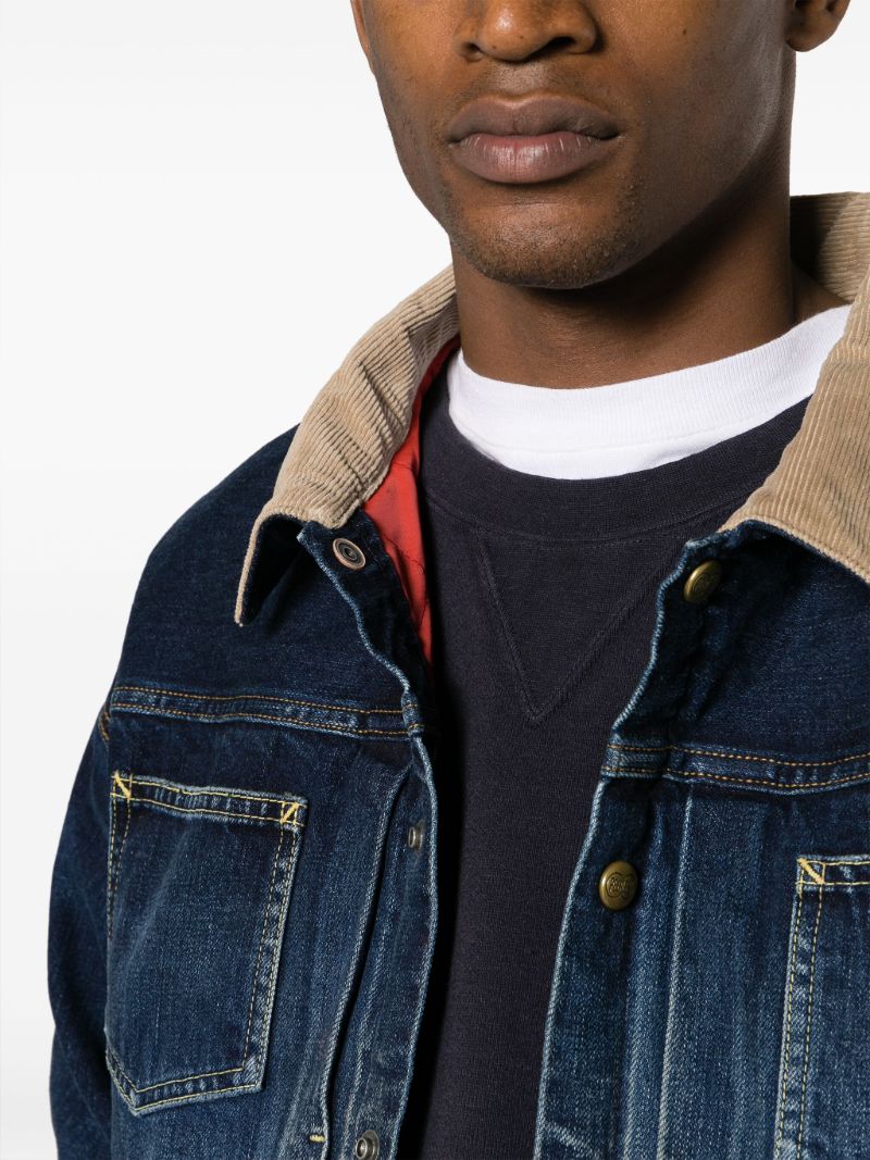 Blue Waysee Cotton Denim Jacket