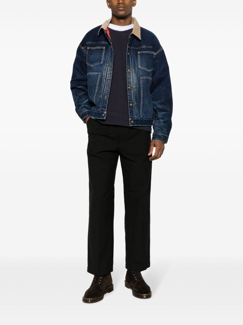Blue Waysee Cotton Denim Jacket