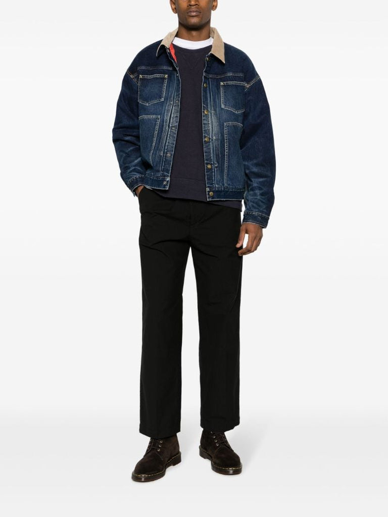 Blue Waysee Cotton Denim Jacket