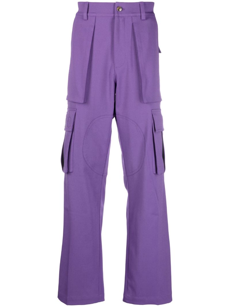 X Kodak Purple Heart-embroidered Cargo Pants