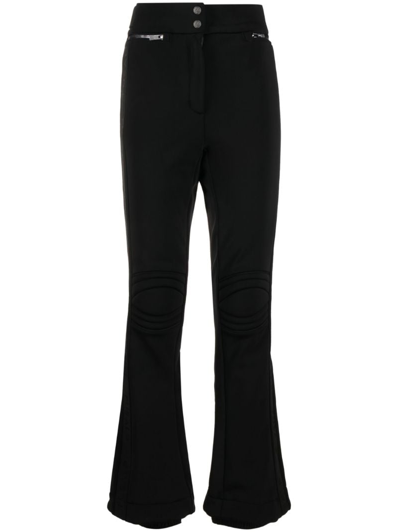 Black Celia Flared Ski Trousers