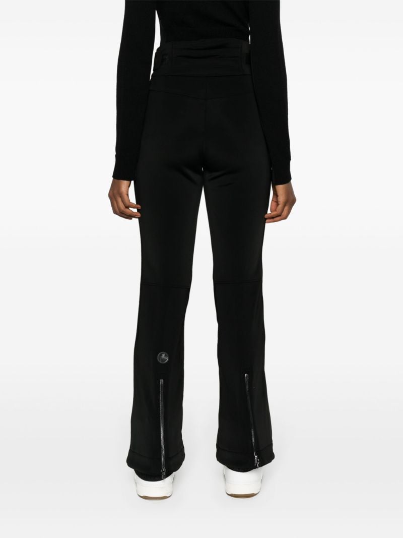 Black Celia Flared Ski Trousers