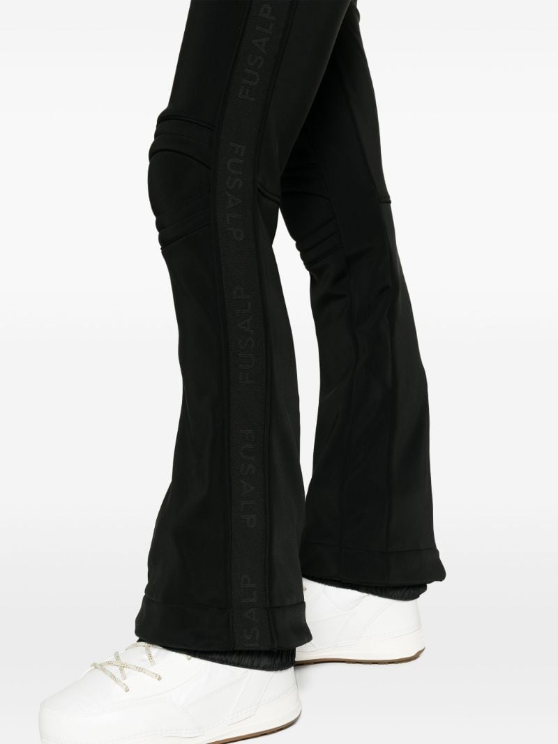 Black Celia Flared Ski Trousers