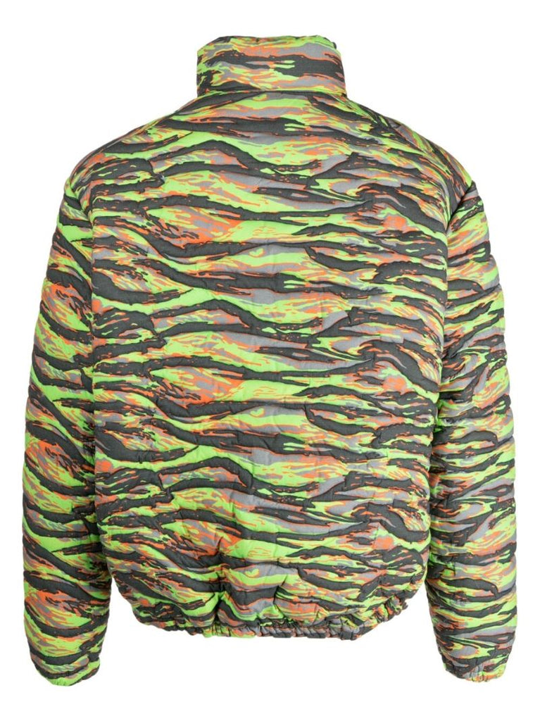 Green Graphic Print Jacket