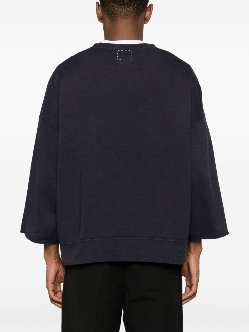 Blue Amplus Cotton-blend Sweatshirt