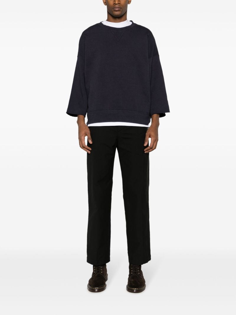 Blue Amplus Cotton-blend Sweatshirt