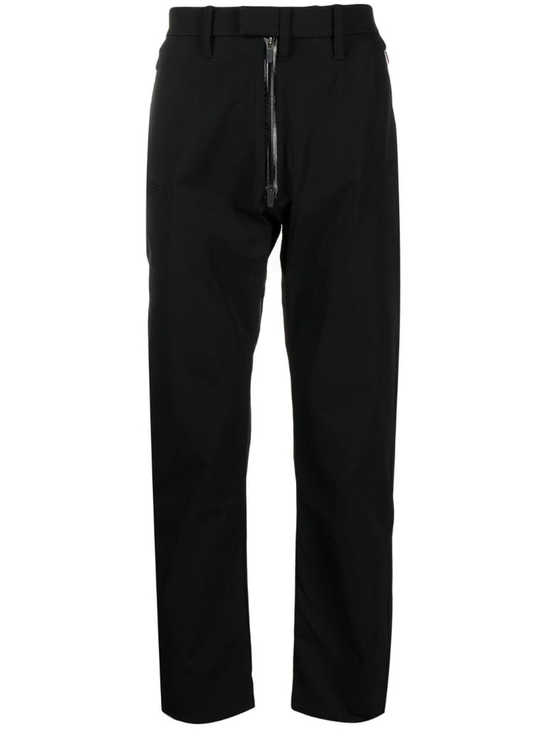 Black P47-ds Straight-leg Trousers