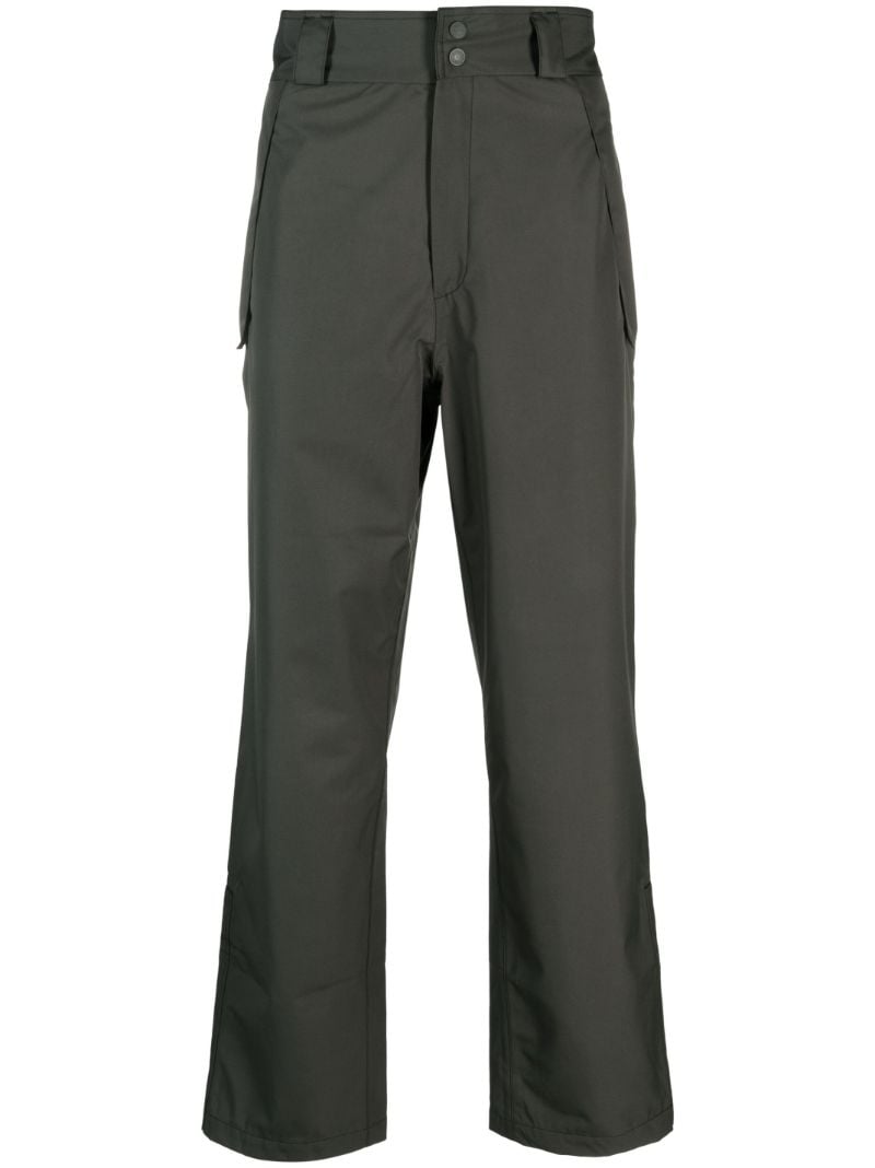 Grey Straight-leg Trousers
