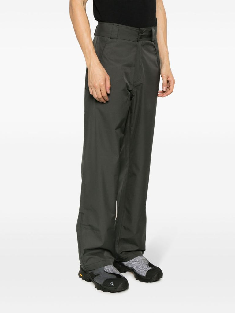 Grey Straight-leg Trousers